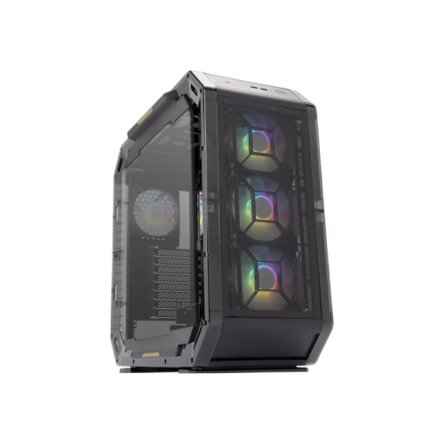 Корпус без блока питания/ Case InWin Airforce, Full-Tower, TG, 4x120mm ARGB, 2xUSB-A 3.0 + 1xUSB-C 3.2, E-ATX, ATX, mATX, mITX Phantom Black