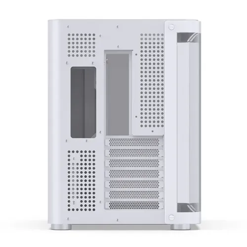 Корпус без блока питания/ Case JONSBO TK-2, Midi-Tower, TG, no fans, 1xUSB-A 3.2 + 1xUSB-C 3.2, ATX, mATX, mITX White