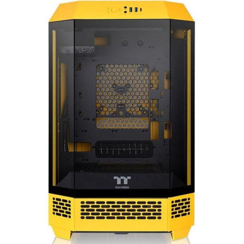 Корпус Thermaltake The Tower 300 Bumblebee желтый mATX 8x120mm 6x140mm 2xUSB3.0 audio bott PSU [CA-1Y4-00S4WN-00]