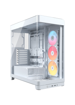 Корпус без блока питания/ Case Corsair Frame 4500X RS-R ARGB, Midi-Tower, TG, 3x120mm ARGB reverse fans, 2xUSB-A 3.2, 1xUSB 3.2 Type-C, E-ATX, ATX, mATX, mITX White