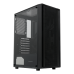 Корпус без блока питания/ Case HSPD M530, Mesh Mid Tower, Black, TG, 0.4 SPCC, no fans ATX, mATX, mITX 155/290/200mm 2x2.5