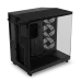 Корпус без блока питания/ Case NZXT H6 Flow RGB (2023), Midi-Tower, TG, 3x120mm RGB, 2xUSB-A 3.2 + 1xUSB-C 3.2, ATX, mATX, mITX Black