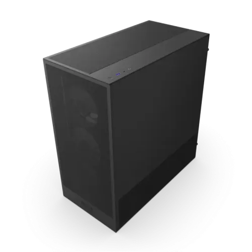 Корпус без блока питания/ Case NZXT H5 Flow RGB, Midi-Tower, TG, 3x120mm RGB + 1x120mm, 1xUSB-A 3.2 + 1xUSB-C 3.2, E-ATX, ATX, mATX, mITX Black
