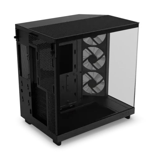 Корпус без блока питания/ Case NZXT H6 Flow RGB (2023), Midi-Tower, TG, 3x120mm RGB, 2xUSB-A 3.2 + 1xUSB-C 3.2, ATX, mATX, mITX Black Корпус без блока питания/ Case NZXT H6 Flow RGB (2023), Midi-Tower, TG, 3x120mm RGB, 2xUSB-A 3.2 + 1xUSB-C 3.2, ATX, mATX, mITX Black