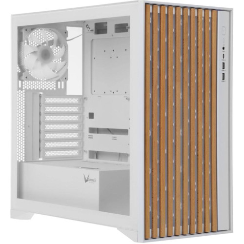 Корпус Formula TimberLine T0 белый ATX 6x120mm 6x140mm 2xUSB3.0 audio [TIMBERLINE T0]