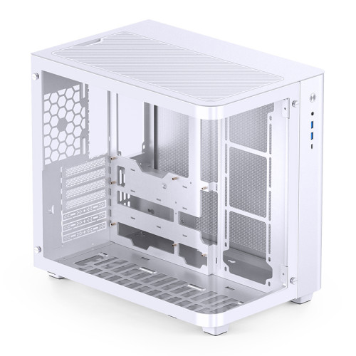 Корпус без блока питания/ Корпус JONSBO TK-3 White ATX без БП, mini-ITX, micro-ATX, белый