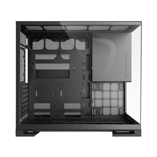 Корпус ПК без блока питания/ Case Geometric Future Model 5, Midi-Tower, TG, no fans, 2xUSB-A 3.0, 1xUSB 3.2 Type-C, E-ATX, ATX, mATX, mITX Black/Gray