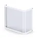 Корпус без блока питания/ Case JONSBO TK-2, Midi-Tower, TG, no fans, 1xUSB-A 3.2 + 1xUSB-C 3.2, ATX, mATX, mITX White