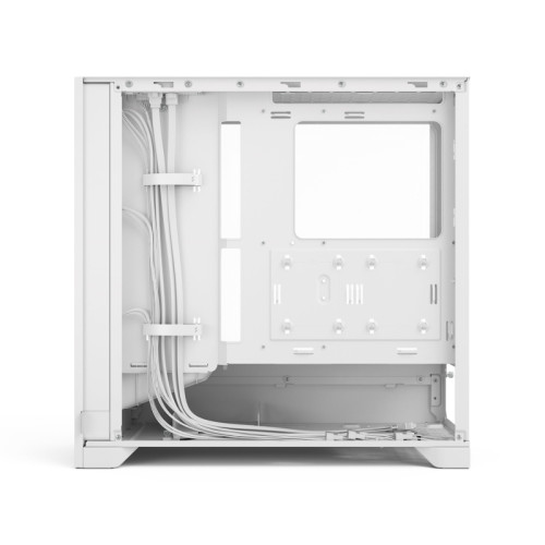 Корпус ПК без блока питания/ Case Fractal Design Pop 2 Air TG RGB, Midi-Tower, 3x120mm, 1xUSB-C + 1xUSB-A 3.2 ATX, mATX, mITX White
