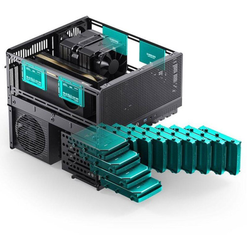 Корпус без блока питания/ Jonsbo N5 black, Mini-Tower, 3x120mm, ATX, E-ATX, mATX, mITX, XL-ATX, 1xUSB3.2 Gen2 Type-C, 1xUSB3.0, 1xAUDIO, Wood panel Корпус без блока питания/ Jonsbo N5 black, Mini-Tower, 3x120mm, ATX, E-ATX, mATX, mITX, XL-ATX, 1xUSB3.2 Gen2 Type-C, 1xUSB3.0, 1xAUDIO, Wood panel