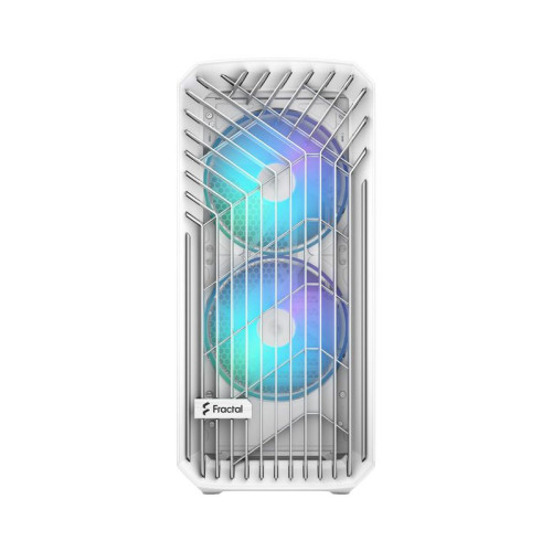 Корпус ПК без блока питания/ Case Fractal Design Torrent RGB TG Clear Tint, Full-Tower, 2x180mm + 3x140mm RGB, 2xUSB-A 3.2 + 1xUSB 3.2 Type-C E-ATX, SSI-CEB, SSI-EEB, ATX, mATX, mITX White