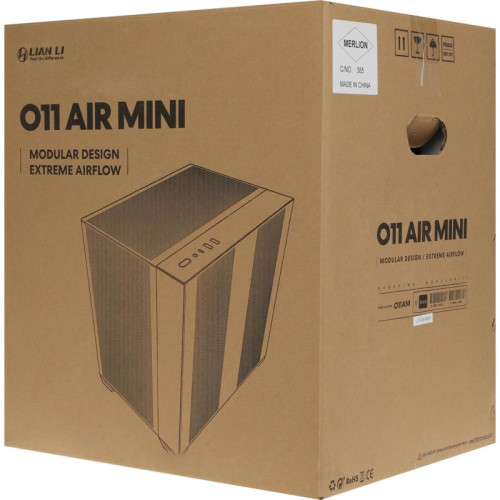 Корпус Lian-Li O11 Air Mini черный ATX 9x120mm 4x140mm 2xUSB3.0 audio [G99.O11AMX.00]