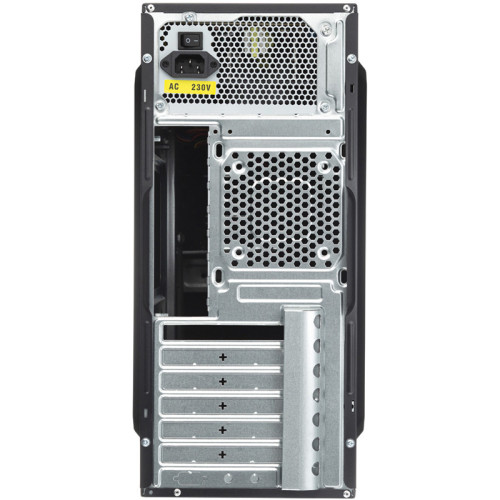 Корпус c блоком питания 450 Ватт/ Case Foxline FL-815, ATX, 3x5.25EXT, 1x3.5EXT, 3x3.5INT, 2xUSB2.0, HDA, w/o FAN, w/450W ATX PSU, w/1.2m EU pwr cord