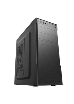 Корпус без блока питания/ Case Forza ATX, 1xUSB2.0+1xUSB3.0, Black, w/o FAN, w/o PSU
