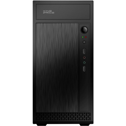 Корпус KingPrice KPCC-MN211 черный mATX 1x80mm 2x120mm 2xUSB2.0 audio [KPCC-MN211]