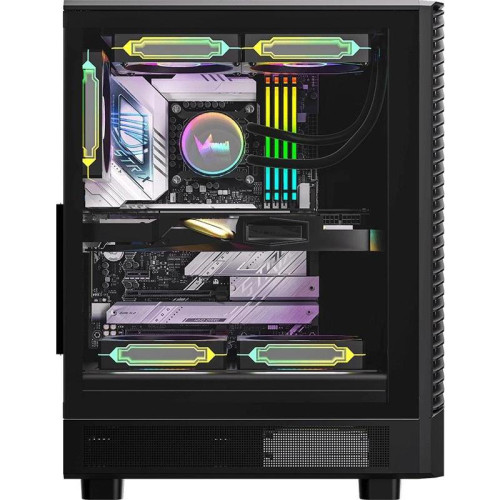 Корпус Formula Mana Geometry черный ATX 3x120mm 1xUSB3.0 1xUSB3.1 audio bott PSU [MANA GEO]