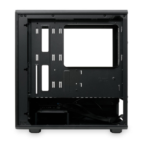 Корпус без блока питания/ Case HSPD M331, Mesh Mini-tower, Black, TG, 0.4 SPCC, no fans mATX, mITX 175/329/170mm 1x2.5