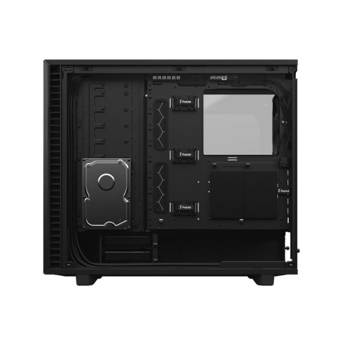 Корпус ПК без блока питания/ Case Fractal Design Define 7 TG Dark Tint, Midi-Tower, 3x140mm, 2xUSB-A 2.0 + 2xUSB-A 3.2 + 1xUSB 3.2 Type-C E-ATX, ATX, mATX, mITX Black
