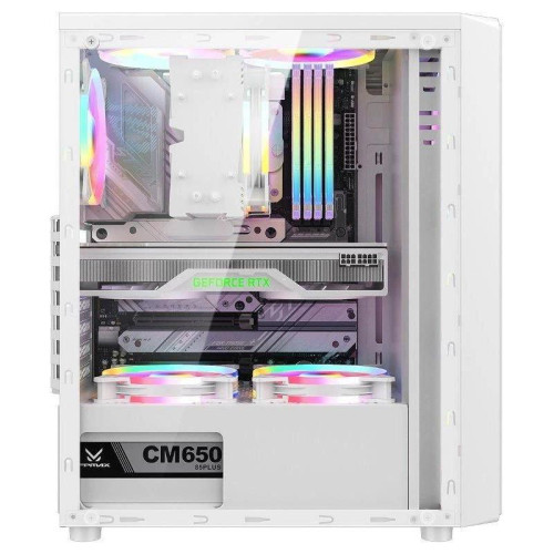 Корпус Formula Mana белый ATX 3x120mm 1xUSB2.0 1xUSB3.0 audio bott PSU [MANA W]