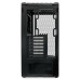 Корпус без блока питания/ Case HSPD F711, Panoramic Full Tower, Black, TG, 0.7 SPCC, no fans ATX, mATX, mITX 190/420/280mm 2x2.5