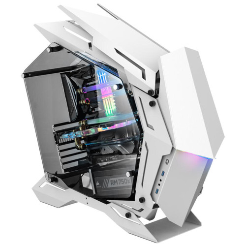 Корпус компьютерный ATX/ JONSBO MOD 3, White, Mod Gaming ATX case, 2xU3.0+1xType-C, HD-Audio, structure 1.0+0.8mm steel plate, 4mm Aluminum, 4mm Tempered Glass Plate