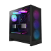 Корпус без блока питания/ Case NZXT H5 Flow RGB, Midi-Tower, TG, 3x120mm RGB + 1x120mm, 1xUSB-A 3.2 + 1xUSB-C 3.2, E-ATX, ATX, mATX, mITX Black