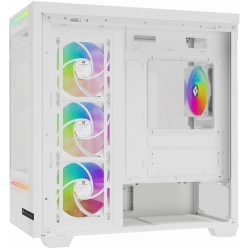 Корпус без блока питания/ Case Thermalright M10 FAN4-C, Mini-Tower, TG, 4x120mm ARGB, 2xUSB-A 3.0, 1xUSB Type-C, mATX, mITX White Корпус без блока питания/ Case Thermalright M10 FAN4-C, Mini-Tower, TG, 4x120mm ARGB, 2xUSB-A 3.0, 1xUSB Type-C, mATX, mITX White