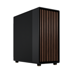 Корпус без блока питания/ Case Fractal Design North XL, Full-Tower, 3x140mm, 2xUSB-A 3.0 + 1xUSB 3.2 Type-C E-ATX, ATX, mATX, mITX Wood panel Charcoal Black