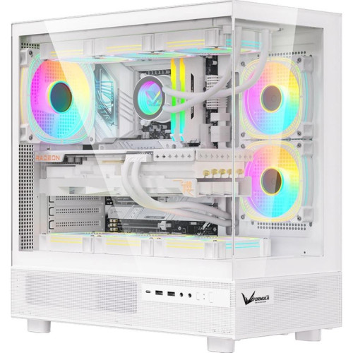 Корпус Formula Crystal Z8 белый ATX 9x120mm 6x140mm 1xUSB3.0 audio bott PSU [CRYSTAL Z8 W]