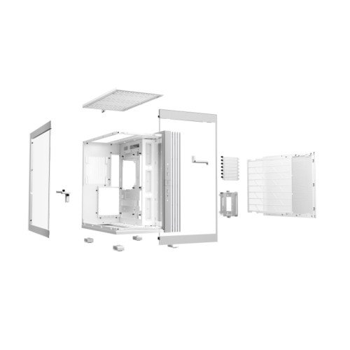 Корпус ПК без блока питания/ Case be quiet! LIGHT BASE 600 DX, Midi-Tower, TG, no fan, 2xUSB-A 3.2, 1xUSB 3.2 Type-C, ATX, mATX, mITX White Корпус ПК без блока питания/ Case be quiet! LIGHT BASE 600 DX, Midi-Tower, TG, no fan, 2xUSB-A 3.2, 1xUSB 3.2 Type-C, ATX, mATX, mITX White