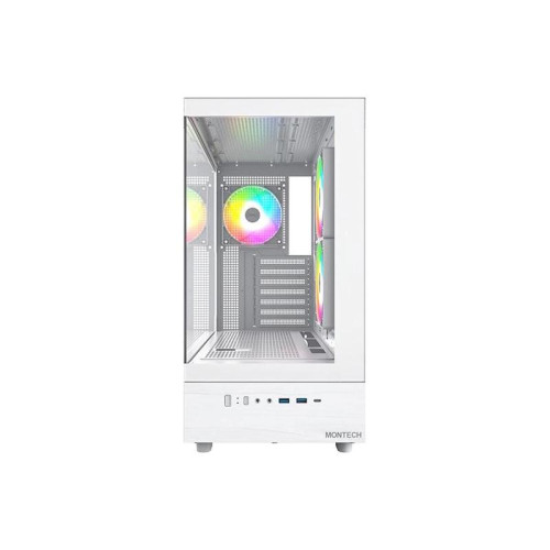 Корпус Montech XR белый ATX 3x120mm 2xUSB3.0 audio bott PSU [XR WH]