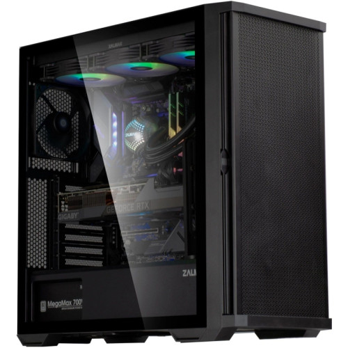Корпус Zalman Z10 черный ATX 10x120mm 2x140mm 2xUSB3.0 audio bott PSU [Z10]