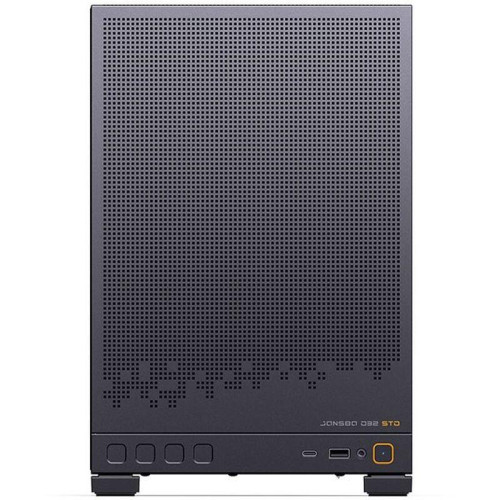 Корпус без блока питания/ Jonsbo D32 STD BLACK, Mini-Tower, no fans, mATX, mITX, 1xUSB3.2 Gen1 Type-A, 1xUSB3.2 Gen 2 Type-C, 1xAUDIO, 1xMIC