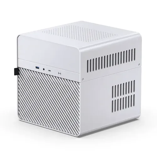 Корпус без блока питания/ Case JONSBO N2, Mini-Tower, 1x120mm, 1xUSB-A 3.0 + 1xUSB-C 3.2, SFX PSU Support, mITX White