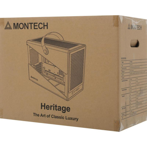 Корпус Montech Heritage (W) белый без БП mATX 9x120mm 2x140mm 2xUSB3.0 audio bott PSU