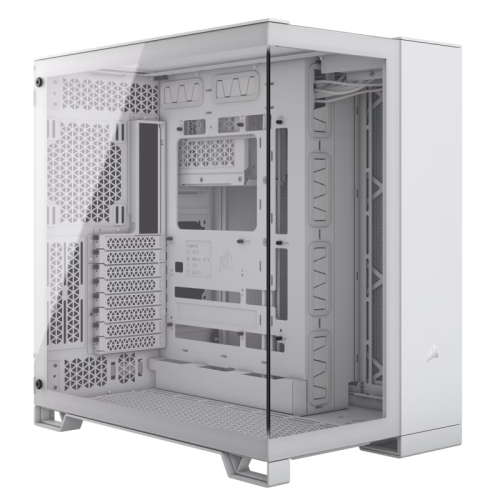 Корпус без блока питания/ Case Corsair 6500X, Midi-Tower, TG, no fan, 4xUSB-A 3.2, 1xUSB 3.2 Type-C, E-ATX, ATX, mATX, mITX White