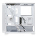 Корпус без блока питания/ Case HSPD M740, Mesh Mid Tower, White, TG, 0.6 SPCC, no fans, E-ATX, ATX, mATX, mITX, 170/400/200mm, 4x2.5