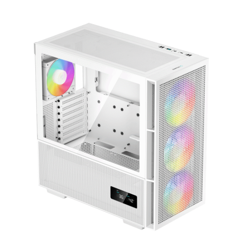 Корпус ПК без блока питания/ Deepcool Case CH560 ARGB Digital White