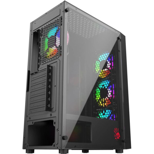 Корпус Bloody BD-CC106F черный без БП ATX 4x120mm 1xUSB2.0 1xUSB3.0 audio bott PSU