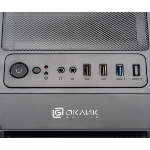 Корпус Oklick OCC-MD301 черный ATX 6x120mm 2xUSB2.0 1xUSB3.0 audio bott PSU [OCC-MD301]