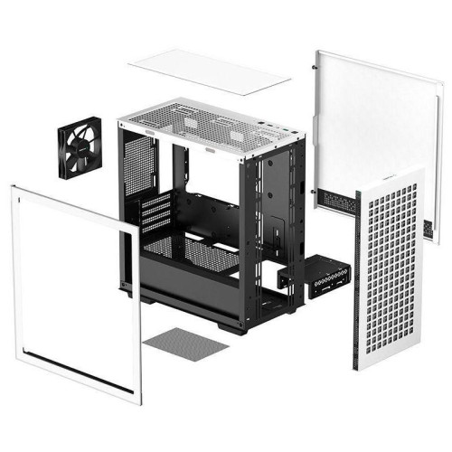 Корпус Deepcool CH370 белый mATX 7x120mm 4x140mm 2xUSB3.0 audio bott PSU [CH370 WHITE]