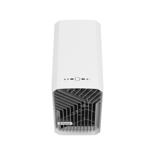 Корпус ПК без блока питания/ Case Fractal Design Torrent Nano TG Clear Tint, Mini-Tower, 1x180mm, 2xUSB-A 3.0 + 1xUSB 3.2 Type-C, mDTX, mITX White