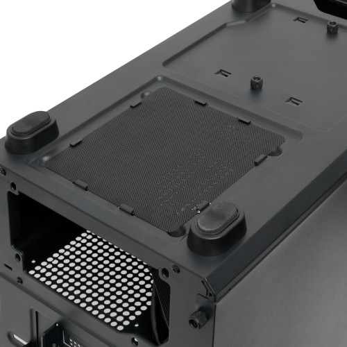 Корпус без блока питания/ Case HSPD M331, Mesh Mini-tower, Black, TG, 0.4 SPCC, no fans mATX, mITX 175/329/170mm 1x2.5