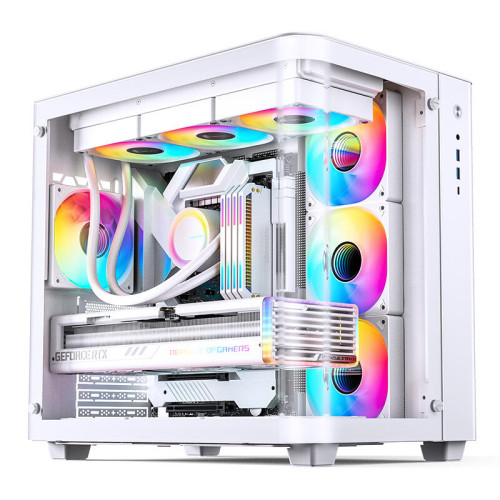 Корпус без блока питания/ Корпус JONSBO TK-3 White ATX без БП, mini-ITX, micro-ATX, белый Корпус без блока питания/ Корпус JONSBO TK-3 White ATX без БП, mini-ITX, micro-ATX, белый