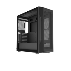 Корпус ПК без блока питания/ Case SAMA S40E Black, Midi-Tower, TG, no fans, 2xUSB 3.0 + 1xUSB 3.1 Type-C, ATX, mATX, mITX Black