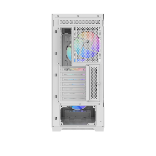 Корпус ПК без блока питания/ Case SAMA S41 White, Midi-Tower, TG, 4x120mm ARGB, 2xUSB 3.0 + 1xUSB 3.2 Type-C, ATX, mATX, mITX White