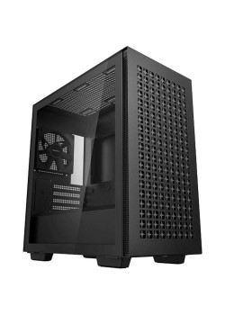 Корпус Deepcool CH370 черный mATX 7x120mm 4x140mm 2xUSB3.0 audio bott PSU [CH370 BLACK]