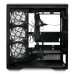 Корпус без блока питания/ Case HSPD F711, Panoramic Full Tower, Black, TG, 0.7 SPCC, 4x120mm ARGB (FN027) ATX, mATX, mITX 190/420/280mm 2x2.5
