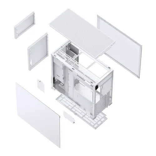 Корпус без блока питания/ Case JONSBO D41 MESH, Midi-Tower, TG, no fan, 1xUSB-A 3.2 + 1xUSB-C 3.2, ATX, mATX White Корпус без блока питания/ Case JONSBO D41 MESH, Midi-Tower, TG, no fan, 1xUSB-A 3.2 + 1xUSB-C 3.2, ATX, mATX White