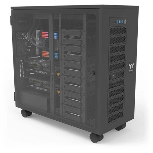 Корпус Thermaltake AX700 Glass черный без БП XL-ATX 18x120mm 18x140mm 2x200mm 4xUSB3.0 audio bott PSU